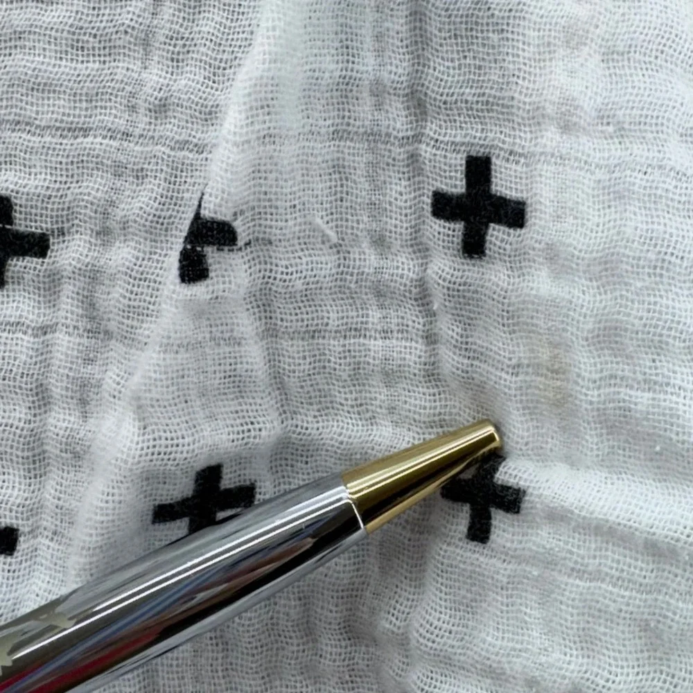 Modern Burlap Organic‎ Cotton Changing Pad Cover Set of 2 Crosses & Mickey Mouse